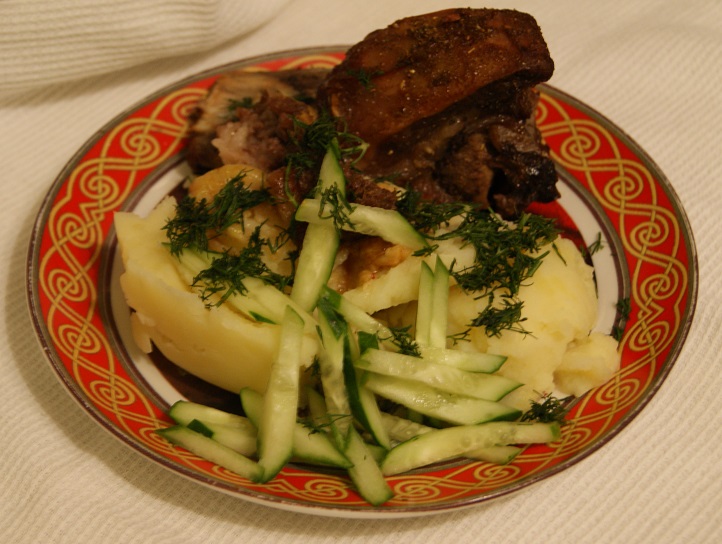 Говяжьи ребра с кумином и чесноком